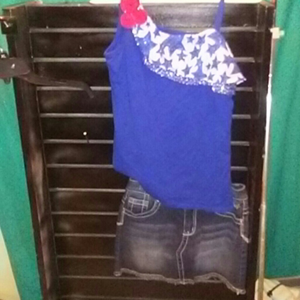 Justice top justice skirt